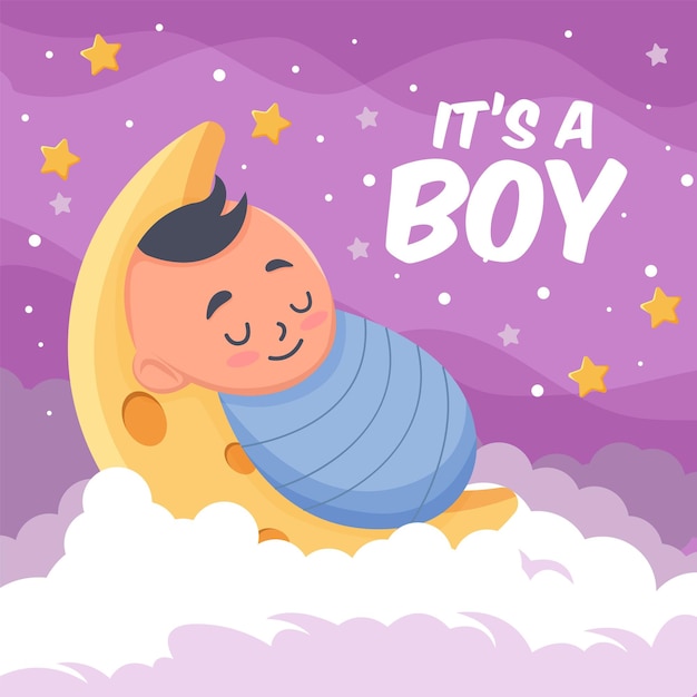 Jour De Naissance Avec Bébé Qui Dort