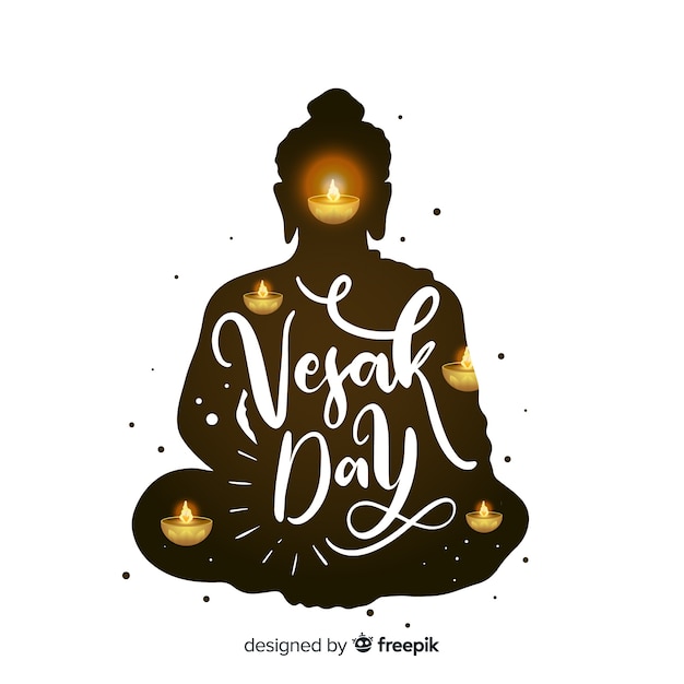 Vecteur jour de vesak