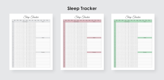 Journal De Suivi Du Sommeil