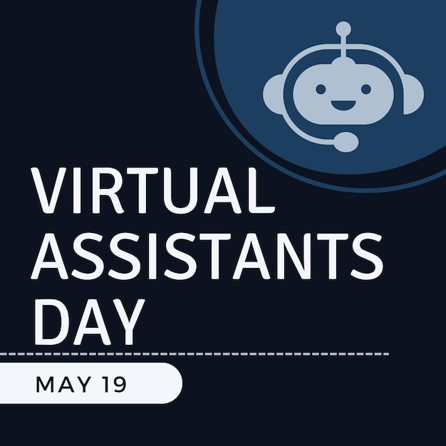 journée des assistants virtuels adaptée à la publication sur les réseaux sociaux