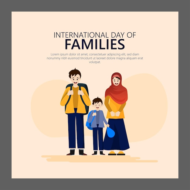 La Journée internationale de la famille est une célébration mondiale qui célèbre l'importance des familles.