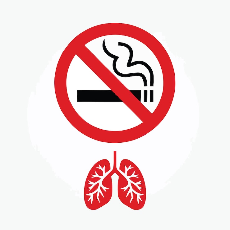 Vecteur journée mondiale contre le tabac logo vectoriel illustration d'affiche ou de bannière de médias sociaux sur fond blanc