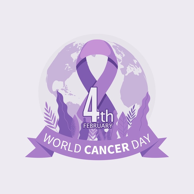 Vecteur la journée mondiale du cancer soutient toujours la conception d'illustration vectorielle du cancer survivant