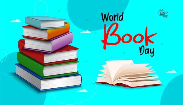Journée mondiale du livre Célébration d'une affiche sur les réseaux sociaux