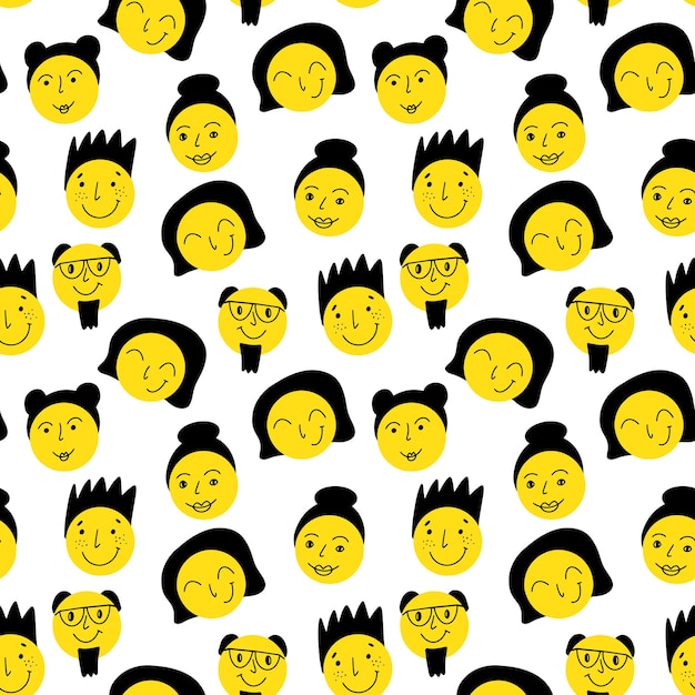 Journée Mondiale Du Sourire Illustration Vectorielle Dans Un Style Plat