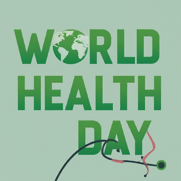 Vecteur journée mondiale de la santé conscience sur la santé concept de soins de santé