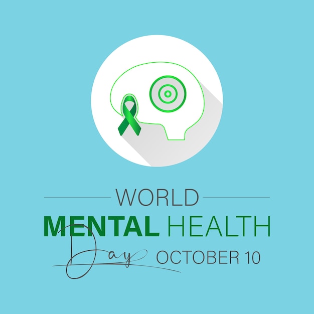 La Journée Mondiale De La Santé Mentale Met En Lumière La Compréhension Et Le Soutien Du Plaidoyer En Faveur D'un Modèle D'illustration Vectorielle De Résilience émotionnelle Mondiale