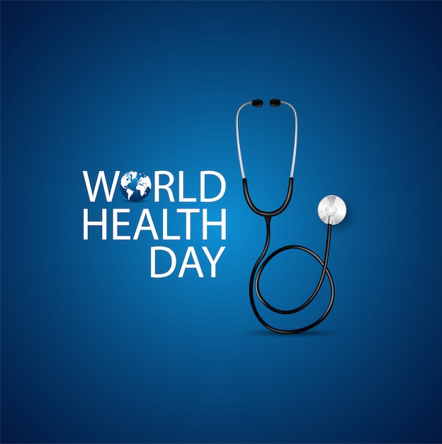 Vecteur journée mondiale de la santé