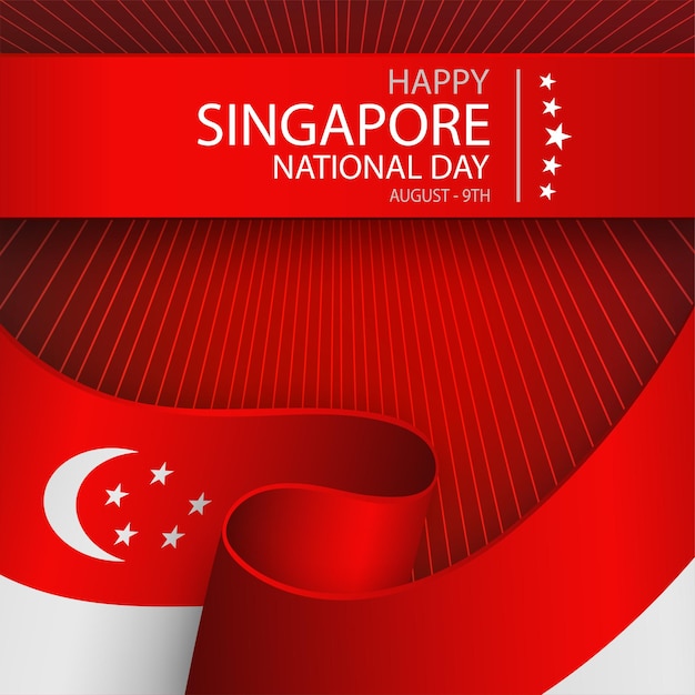 Joyeuse Fête De L'indépendance De Singapour Le 9 Août