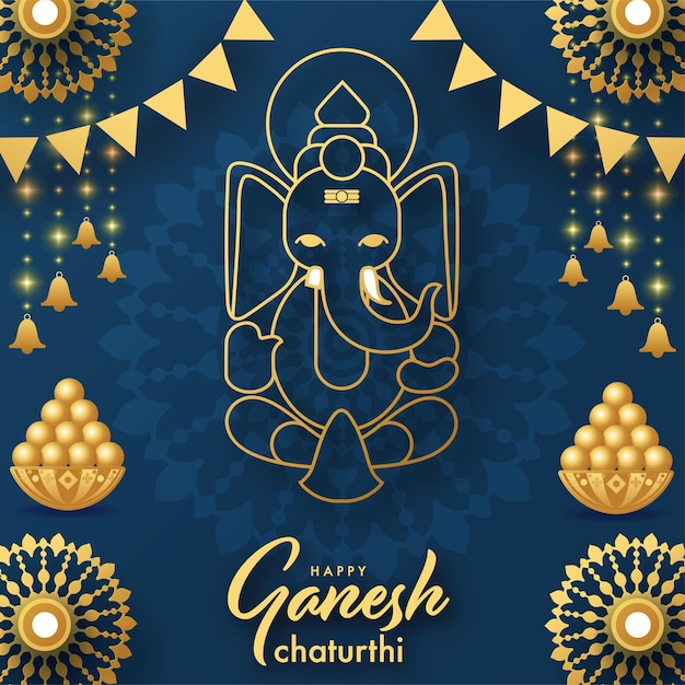 Joyeuse Fête Des Salutations De Ganesh Chaturthi