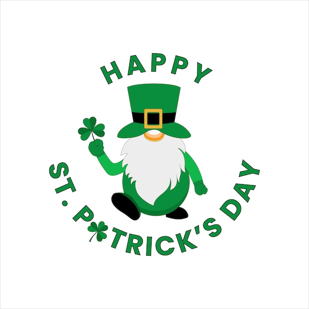 Joyeuse Saint-patrick Avec Des Images Mignonnes De Lutin Gnome