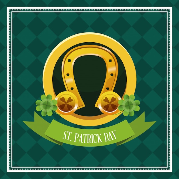 Vecteur joyeuse saint patrick