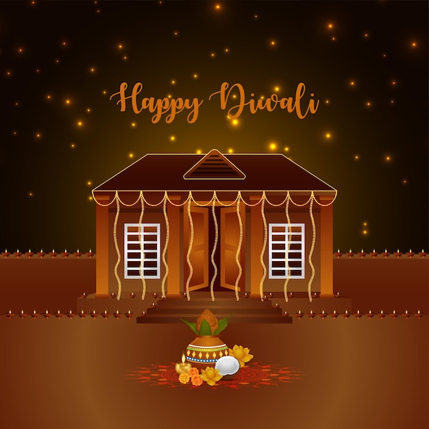 Joyeux Diwali Carte De Fête