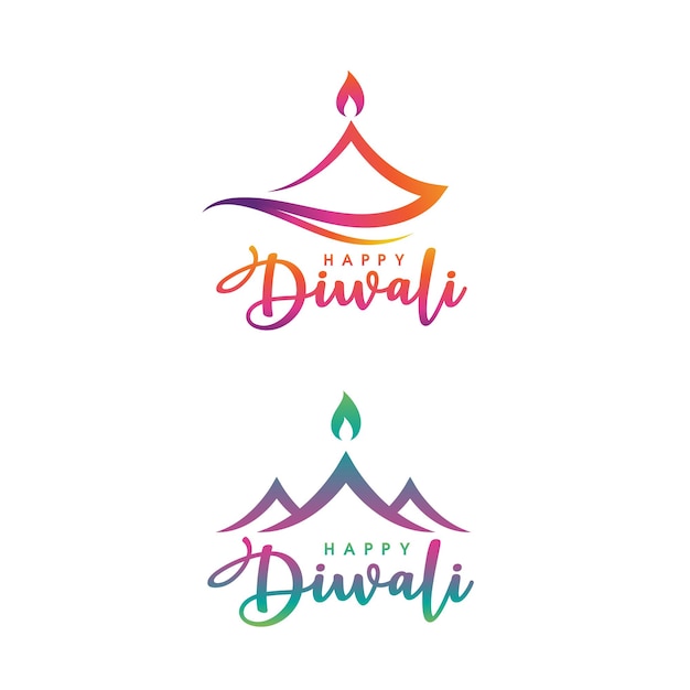 Joyeux Diwali Vector Icon Design Illustration Modèle