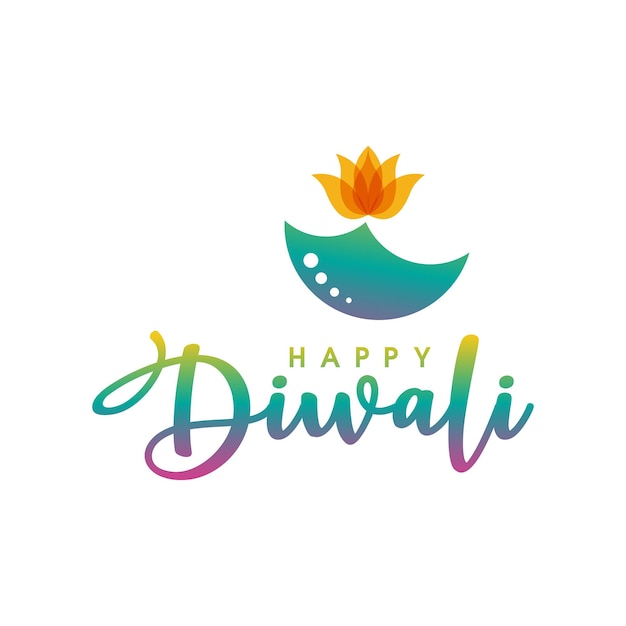 Joyeux Diwali Vector Icon Design Illustration Modèle