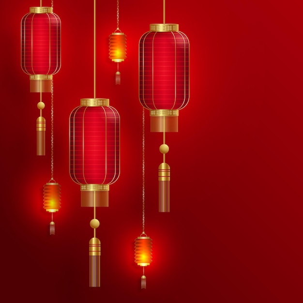Joyeux Festival Des Lanternes Chinoises
