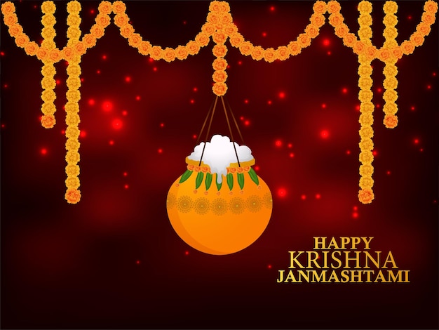 Joyeux Fond De Krishna Janmashtami