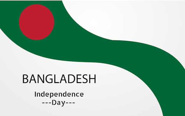 Joyeux Jour De L'indépendance Bangladesh Illustrations Vectorielles Avec Drapeaux Et élément Patriotique. Pour Les Bannières, Les Salutations, Les Affiches, Les Brochures, Les Cartes, Les Modèles Et Les Illustrations D'arrière-plan.