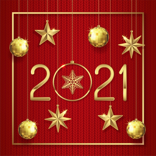 Joyeux Noël et bonne année 2021 fond