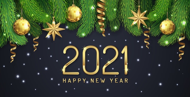 Joyeux Noël Et Bonne Année 2021 Fond