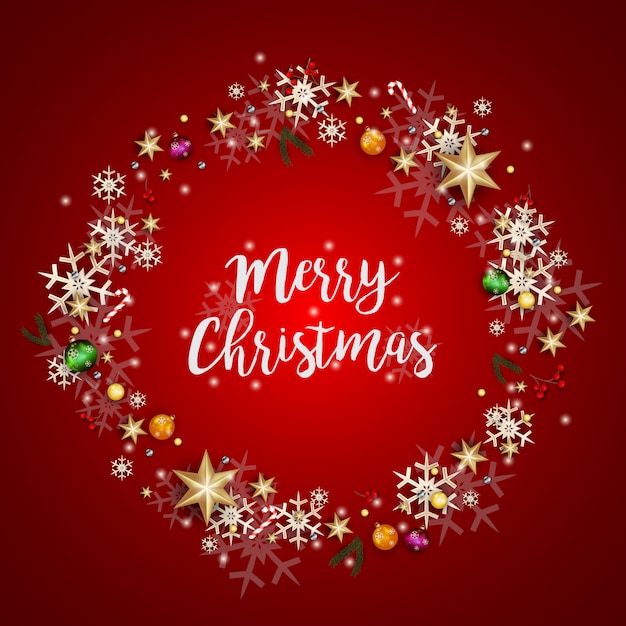 Joyeux Noël et bonne année carte de voeux