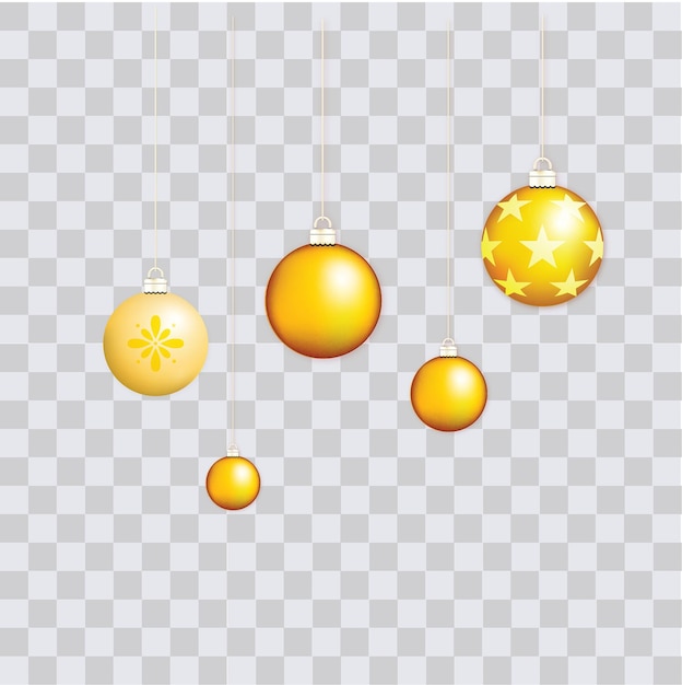 Joyeux Noël boule de Noël orange boule de noël avec des étoiles et des fleurs sur elle