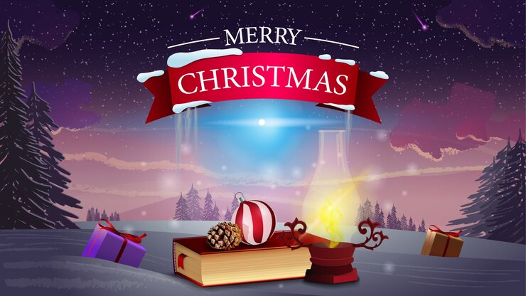 Vecteur joyeux noël logo