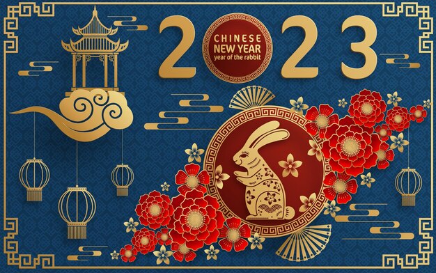 Joyeux Nouvel An Chinois 2023 Année Du Lapin
