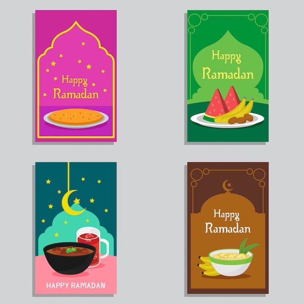 Vecteur joyeux ramadan bannière design vector