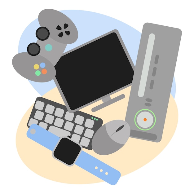 Joystick et console et souris d'équipement de jeu