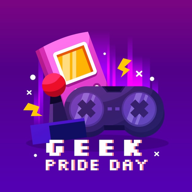 Joystick et contrôleur Geek pride day