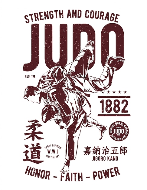 Vecteur judo