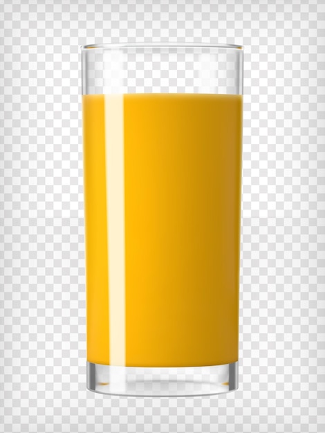 Jus d&#39;orange dans un verre