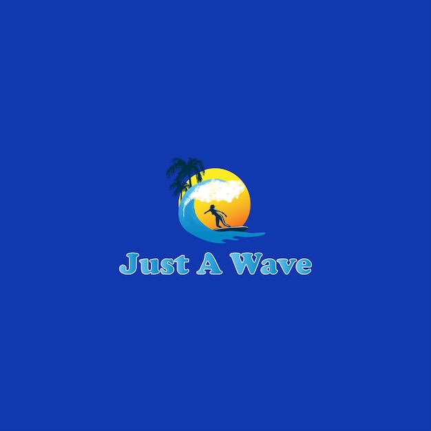 Vecteur juste un logo wave