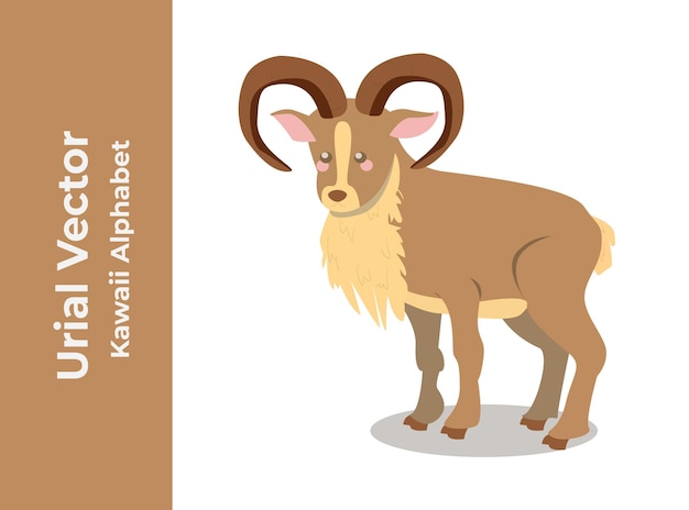 Kawaii Urial Vector Alphabet Letteru