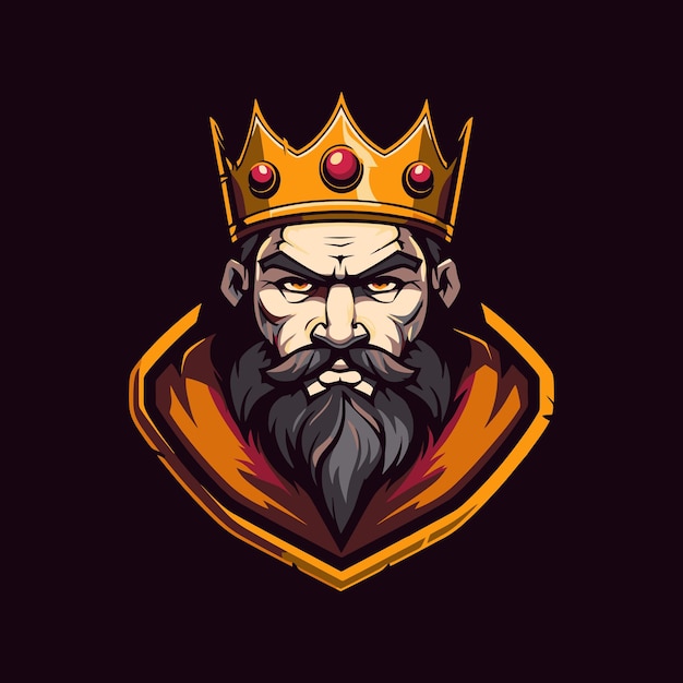 King mascotte et logo Esport