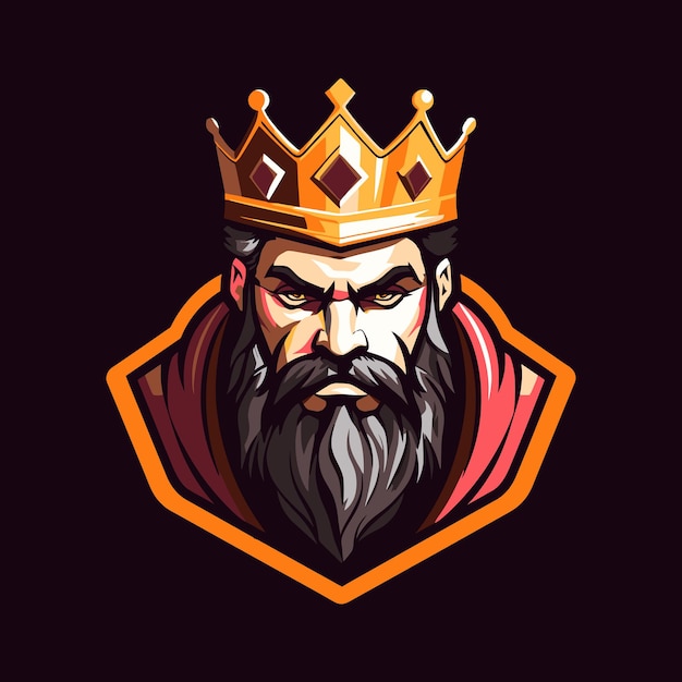 King mascotte et logo Esport