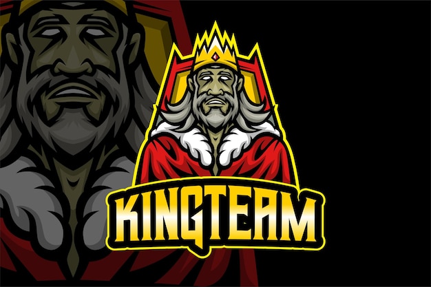 King Team - Modèle De Logo Esport