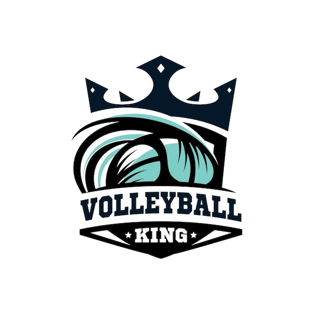 King Volleyball Logo