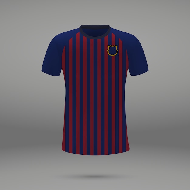 Kit De Football à Barcelone, Modèle De Maillot Pour Maillot De Football