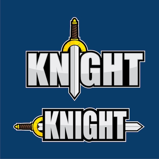 Knight Sword Logo