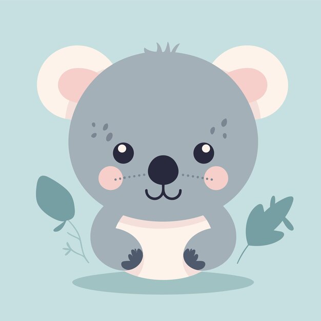 koala dessin animé illustration bébé animal mascotte