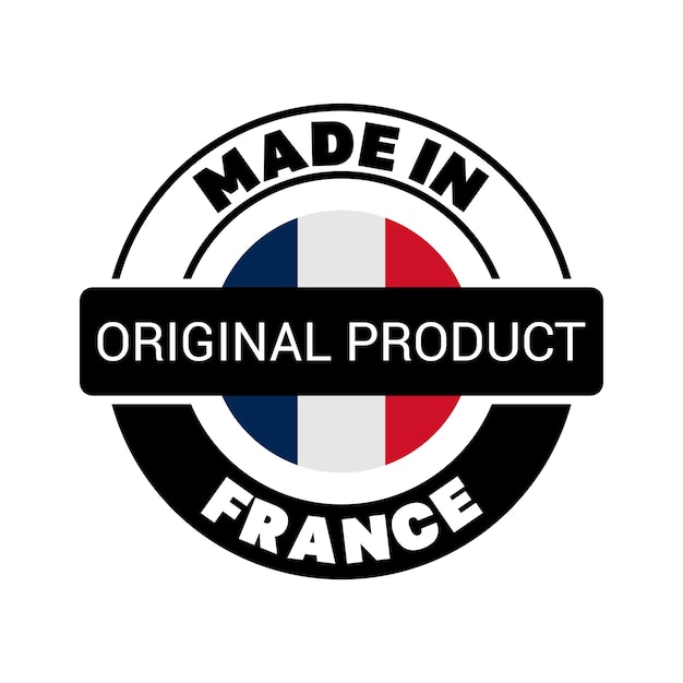 Vecteur label du made in france