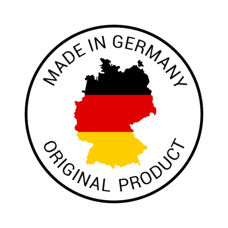Vecteur label de made in germany