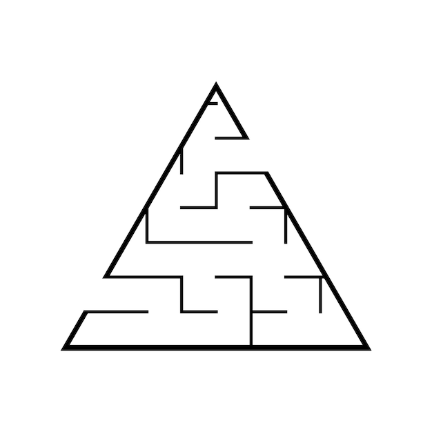 Labyrinthe Abstrait Jeu éducatif Pour Les Enfants Puzzle Pour Les Enfants énigme Labyrinthe Trouver Le Bon Chemin