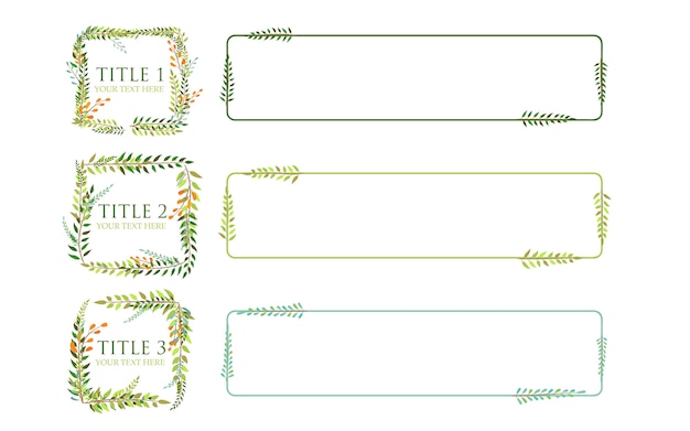 Vecteur laisse infographie vecteur avec trois titres