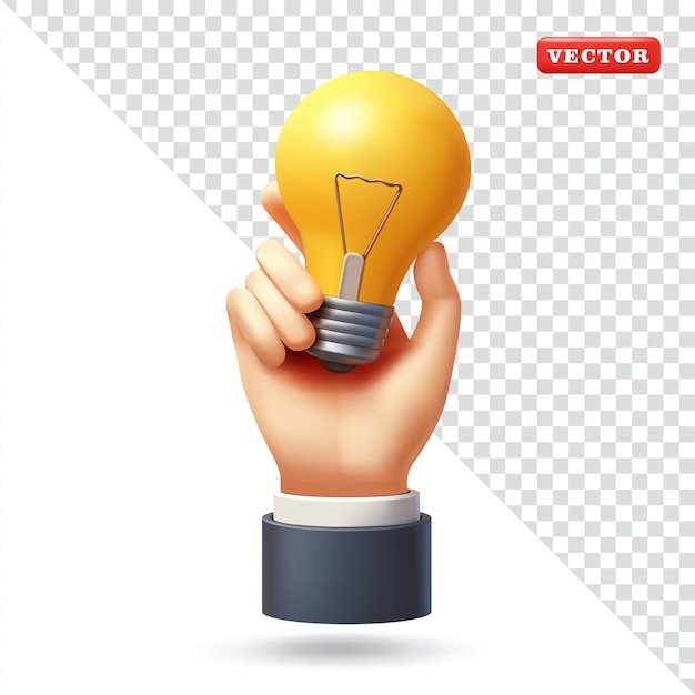 Lampe à main vectorielle 3D Convincante pour les solutions commerciales et éducatives
