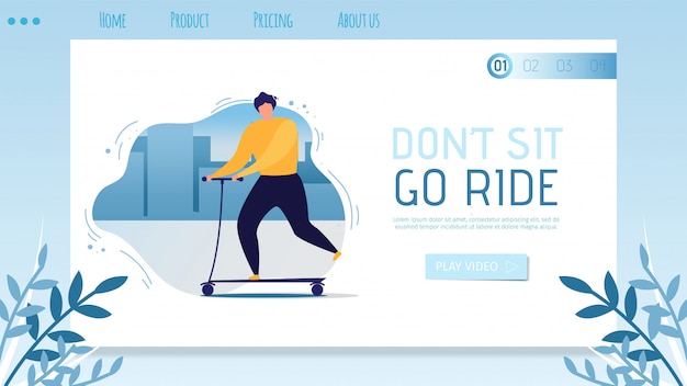 Landing Page Avec Go Ride Inspiration For People.