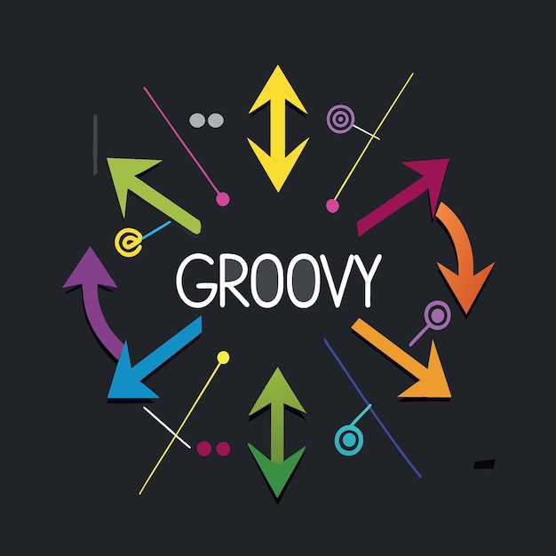 Langage de programmation moderne pour le développement de logiciels ou le concept d'application multi couleur arr