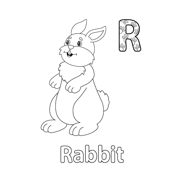 Lapin Alphabet Dinosaure Abc Coloriage